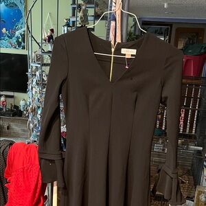 Calvin Klein Black Long Sleeve Dress